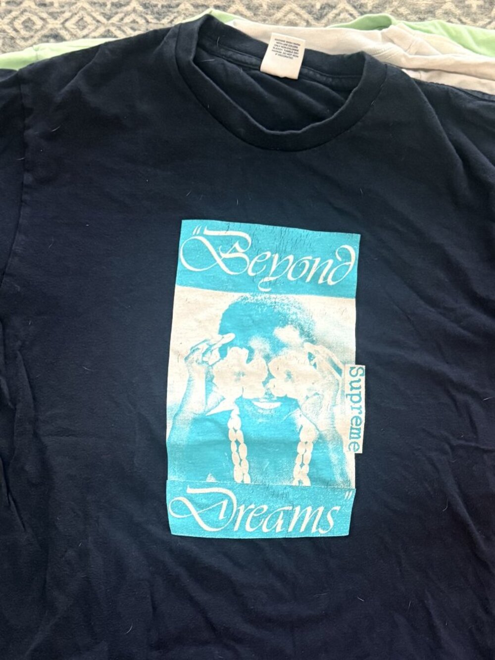 Supreme Beyond Dreams Photo Tee Navy